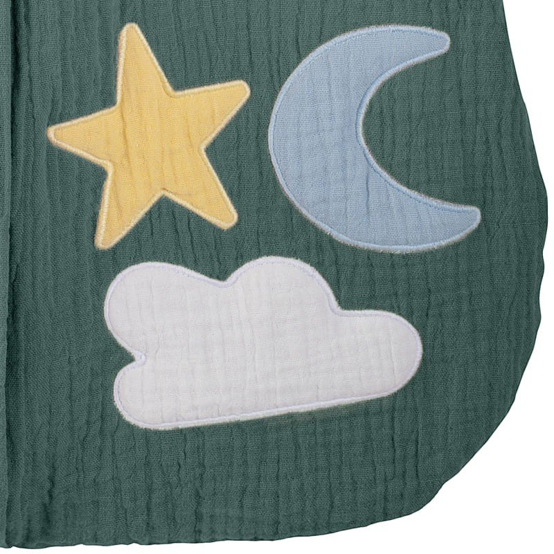 Hi Little One - 2-laags mousseline Day & Night Tiffany