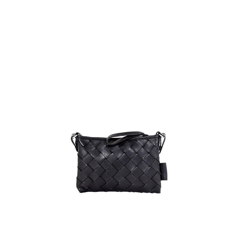Toarie Woven Clutch Small Schwarz