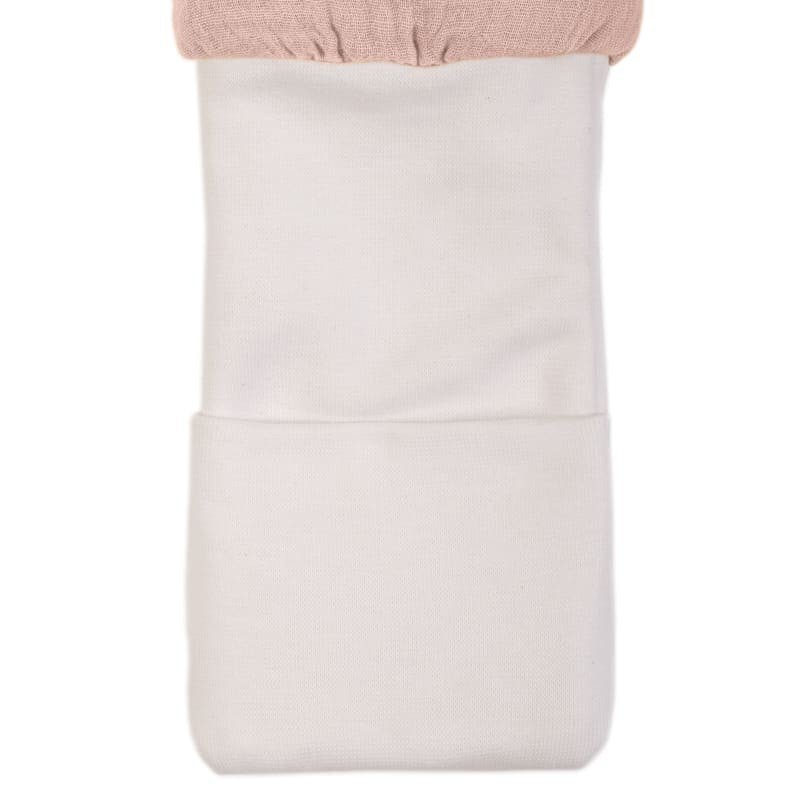 Dubleside BIO-Musselin-Schlafsack für Neugeborene, TOG 2, 12–24 Monate, Dunkelrot/Lachs