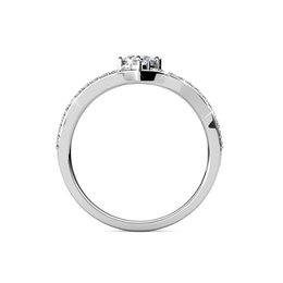 Bague Zinnia - Argenté et Cristal