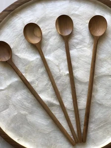 🥄 Tario Teak Wood Cocktail Lepel