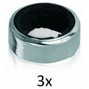 3x ANTI-VAL RING RVS ( 2X4X4 CM )