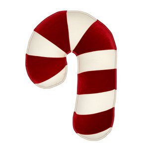 Weihnachts-Patchwork-Kissen „Red Lollipop“, das beste Geschenk für die Feiertage