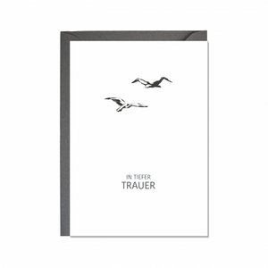 Folded card up, IN DEEP SORRY