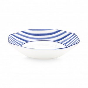 Theezakhouder Tulp - Strepen - Porselein - 9 cm