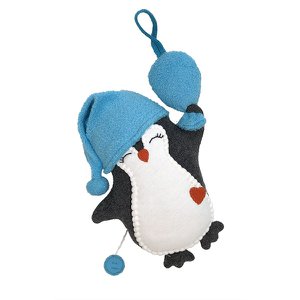Spieluhr Pinguin schwarz/weiß
