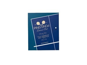 Printworks Tragbare Tischtennisplatte – Tischtennis – Blau