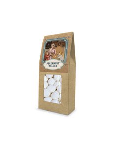 Süßigkeiten-Geschenkbox Pfefferminzkugeln 150gr