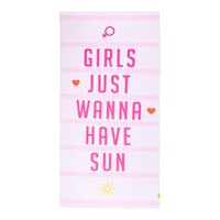Beachtowel 'GIRLS JUST WANNA HAVE SUN'