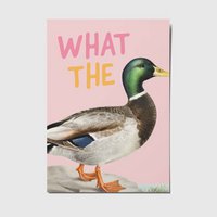 What the duck - A6 Postkarte