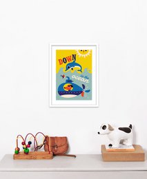 Affiche- Down in the ocean