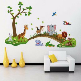 Wooden bridge savannah stickers