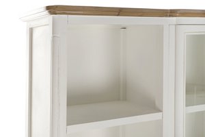 VITRINA PAULOWNIA CRISTAL 141,5X44X199 BLANCO MB177670