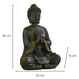 Large statue Buddha Meditation-Zen decoration and Feng Shui-brings a spiritual and relaxing atmosphere to your interior-lucky statue
