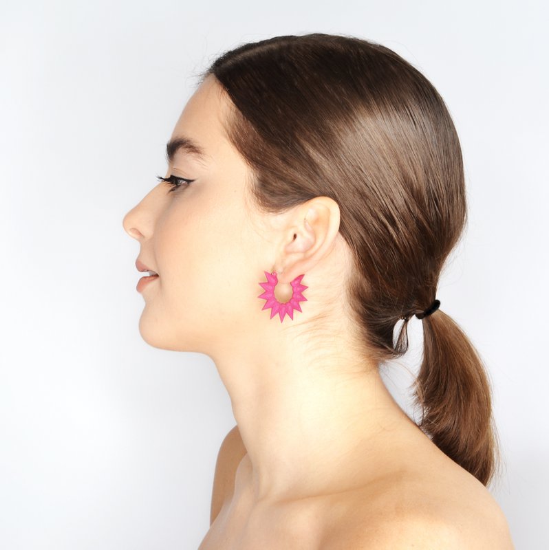 Aros Fucsia