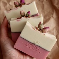 Naturseife "Mint Rose", vegan, palmölfrei