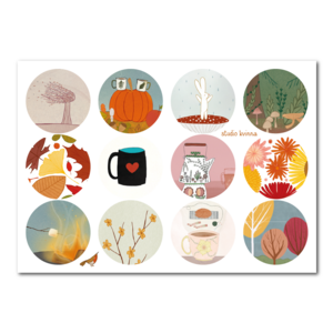 Sticker sheet Hygge
