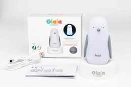 Night light - Penguin Paul - induction charging - white