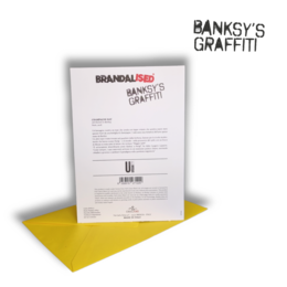 Carte de voeux Banksy - Rat de Champagne