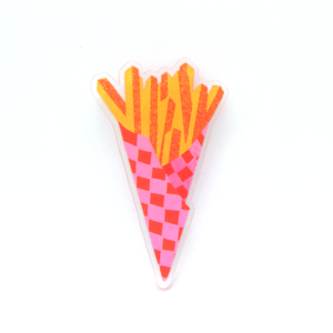 Friets Cone Pin Badge