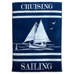 Jacquard fluwelen strandlaken Oceanside