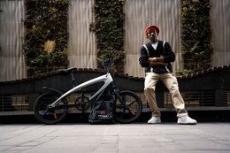 Cruzaa pedalstøttende Bluetooth elektrisk cykelpistol metalgrå
