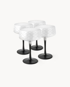 Coupe Gläser Crystaluna 4er Set 280 ml