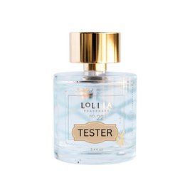 A light, floral eau de parfum with notes of jasmine, lily, and vanilla. The bottle features a gold-toned cap and clear glass body.