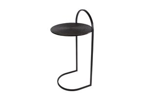 Side table Handle brass metal 36x36x715cm