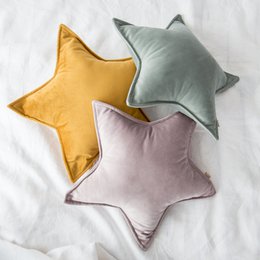 VELVET STAR PILLOW (9 colours) S size