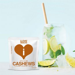 iLOVE SNACKS Chili & Lime Cashewnødder 22g