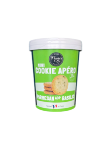 Mini aperitif cookies: Parmesan A.O.P. - Basil