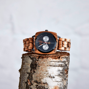 The Oak - Handmade Wood Vegan Watch