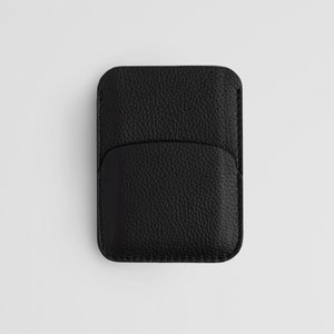 Minimalist Black Card Holder Wallet for Men and Women
