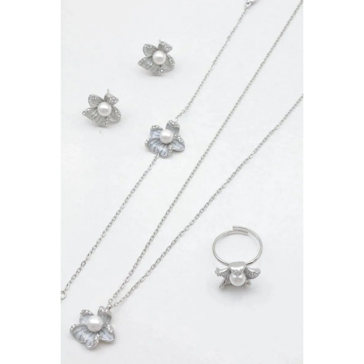 Parure de bijoux en acier inoxydable