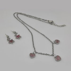 %2328 Pack 1 piece of necklace, 1 pair of earrings