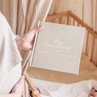 Fyllbooks Mijn zwangerschapsdagboek - Linnen Beige