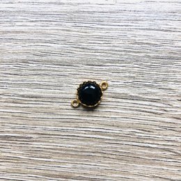 Margaux natuursteen armband verguld zilver