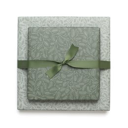 Sustainable Christmas wrapping paper green, wrapping paper fir branches in mint and green - double-sided wrapping paper made from 100% recycled paper