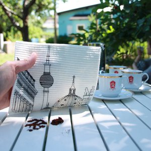 Sponsdoek furbi: Dom van Berlijn en tv-toren