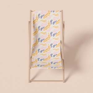 Marguerite gebloemde ligstoel