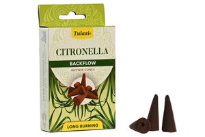 INCIENSO CONO SET 10 AROMA 1,5X1,5X3,5 CITRONELA IN205498