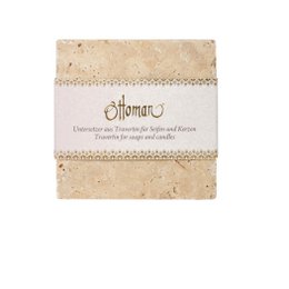 Travertine square 10 x 10 cm, 3 different shades: light, noce and gold