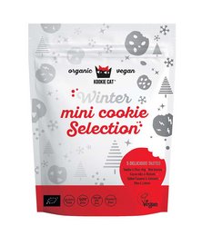 Organic, vegan mini cookies in a variety pack. Includes a selection of flavors and shapes.