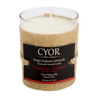 Raspberry-Caramel natural candle