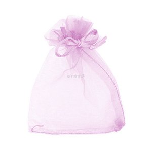 10x Lilac organza gift bag