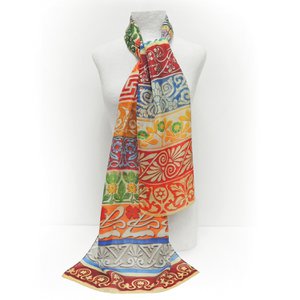 Cenefas Silk Scarf