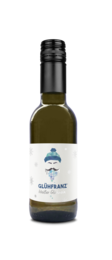 Small bottle of mulled white wine, 0.25 liters, with a green label.