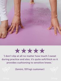 DIYogi™ PURPLE YOGA MAT - MANDALA
