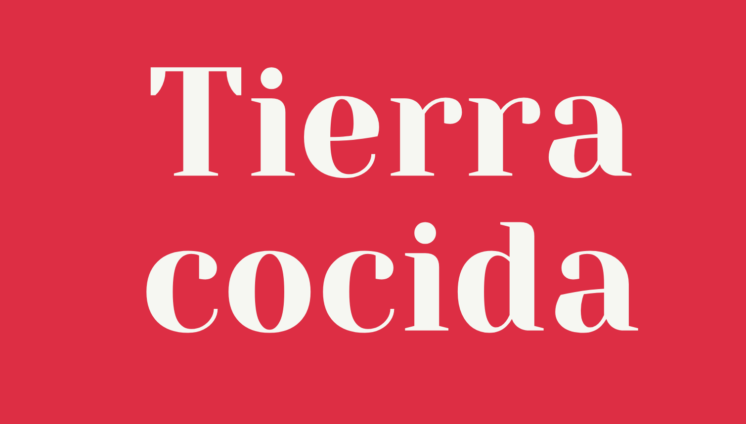 Tierra Cocida Cerámica